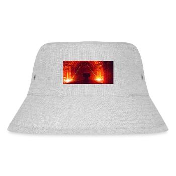 Das Boot aller Gefahren - Stanley/Stella recycelter Bucket Hat - Grau meliert - Vorne
