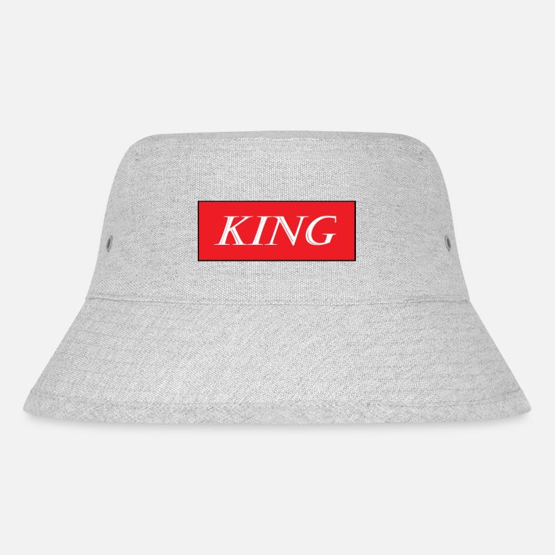 King gift idea - Stanley/Stella Recycled Bucket Hat - heather grey