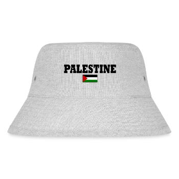 palestina - Stanley/Stella Recycled Bucket Hat - heather grey - Front