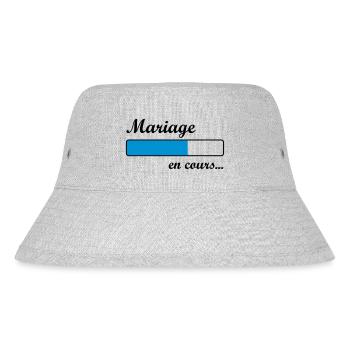 Mariage en cours ... - Bob recyclé Stanley/Stella - gris chiné - Devant