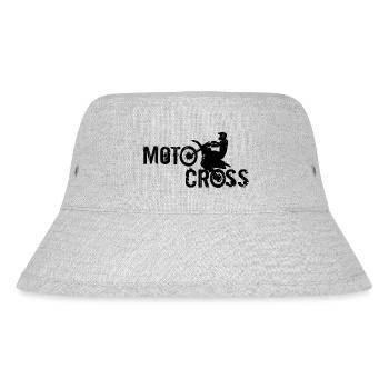 Motocross - Stanley/Stella Recycled Bucket Hat - heather grey - Front