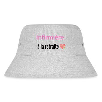 Infirmière à la retraite - Bob recyclé Stanley/Stella - gris chiné - Devant