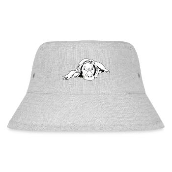 Pointer German Shorthair - Stanley/Stella Recycled Bucket Hat - heather grey - Front