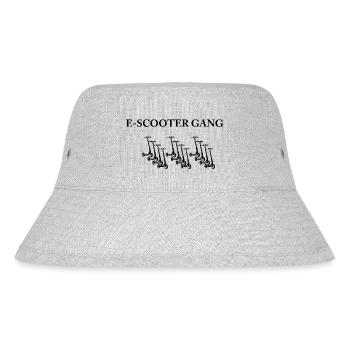 E-Scooter E-Roller Scooter - Stanley/Stella recycelter Bucket Hat - Grau meliert - Vorne