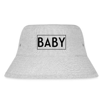 BABY - Stanley/Stella recycelter Bucket Hat - Grau meliert - Vorne