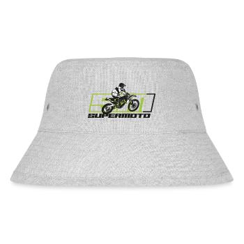 SM SUPER MOTO - Stanley/Stella recycelter Bucket Hat - Grau meliert - Vorne