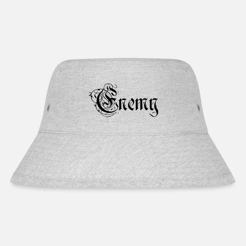 Enemy - Stanley/Stella recycelter Bucket Hat - Grau meliert