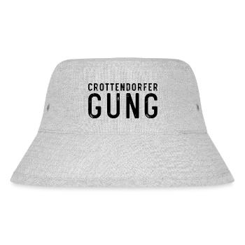 Crottendorfer Gung - Stanley/Stella recycelter Bucket Hat - Grau meliert - Vorne