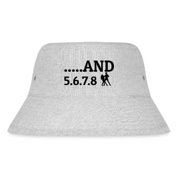 Dancing Dance Music - Stanley/Stella recycelter Bucket Hat - Grau meliert - Vorne