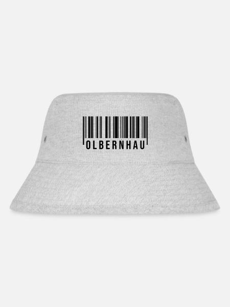 Erzgebirge Strichcode Olbernhau - Stanley/Stella recycelter Bucket Hat - Grau meliert