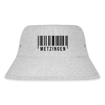 Metzingen Schwaben - Stanley/Stella recycelter Bucket Hat - Grau meliert - Vorne