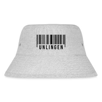 Schwaben Strichcode Unlingen - Stanley/Stella recycelter Bucket Hat - Grau meliert - Vorne