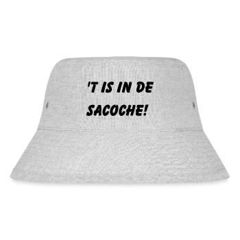 ́t est dans le sacoche. Chemises en dialecte anversois - Bob recyclé Stanley/Stella - gris chiné - Devant