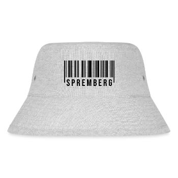 Spremberg Strichcode - Stanley/Stella recycelter Bucket Hat - Grau meliert - Vorne