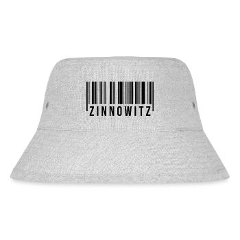 Zinnowitz Strichcode - Stanley/Stella recycelter Bucket Hat - Grau meliert - Vorne