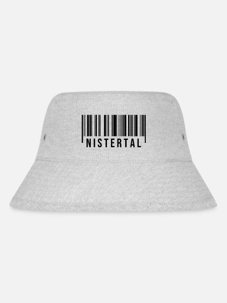 Nistertal Westerwald - Stanley/Stella recycelter Bucket Hat - Grau meliert