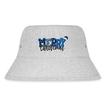 Weihnachten Weihnachtsmann Weihnachtsmann ungezogene Feiertage Winter - Stanley/Stella recycelter Bucket Hat - Grau meliert - Vorne