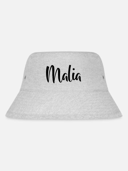 Name - Malia - Stanley/Stella recycelter Bucket Hat - Grau meliert