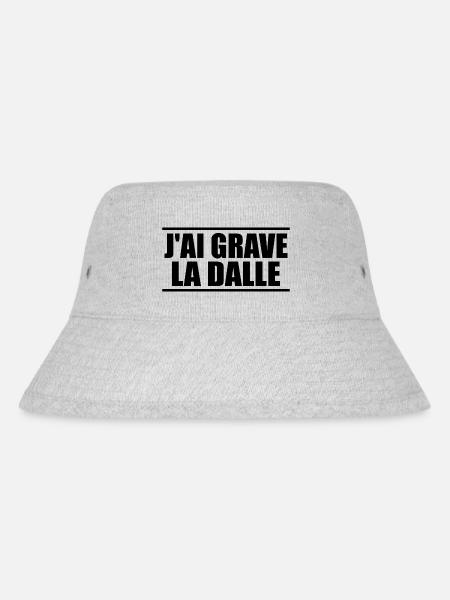 J'ai grave la dalle - Bob recyclé Stanley/Stella - gris chiné