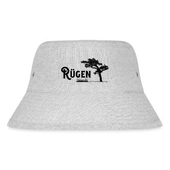 Rügen, Perle der Ostsee - Stanley/Stella recycelter Bucket Hat - Grau meliert - Vorne