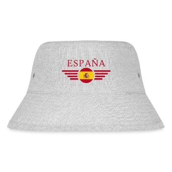 Spain Style Design T-Shirt - Stanley/Stella Recycled Bucket Hat - heather grey - Front