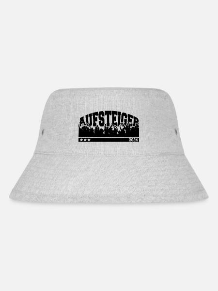 Aufsteiger 2024 Aufstieg Fußball Handball - Stanley/Stella recycelter Bucket Hat - Grau meliert
