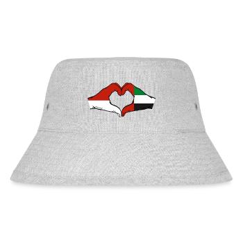 Monaco Drapeau des Émirats Arabes Unis - Bob recyclé Stanley/Stella - gris chiné - Devant