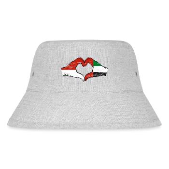 Monaco Drapeau des Émirats Arabes Unis - Bob recyclé Stanley/Stella - gris chiné - Devant