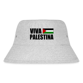 Viva palestina - Stanley/Stella Recycled Bucket Hat - heather grey - Front
