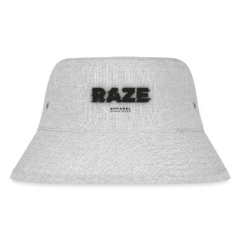 Black And White Modern Typographic Raze - Stanley/Stella recycelter Bucket Hat - Grau meliert - Vorne