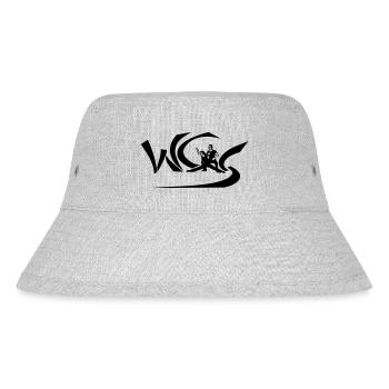 West Coast Swing - WCS - Stanley/Stella recycelter Bucket Hat - Grau meliert - Vorne