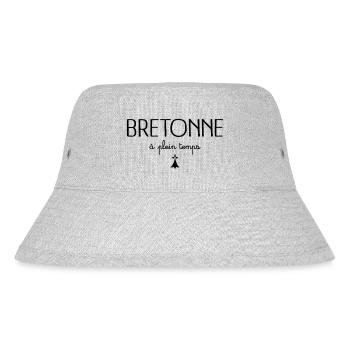 Bretonne à Plein Temps - Bob recyclé Stanley/Stella - gris chiné - Devant
