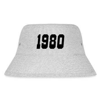 1980 - Stanley/Stella Recycled Bucket Hat - heather grey - Front