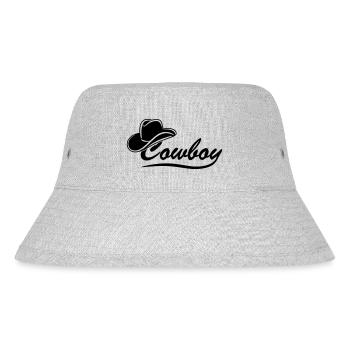 Police de cowboy avec chapeau - Bob recyclé Stanley/Stella - gris chiné - Devant