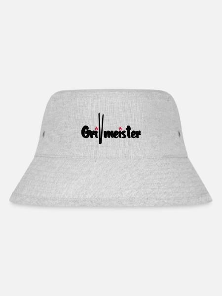 Grill Master - Stanley/Stella Recycled Bucket Hat - heather grey