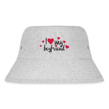 boyfriend - Stanley/Stella Recycled Bucket Hat - heather grey - Front