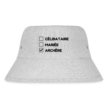Tir à l'arc Archer Sport Sportif Athlète Flêche - Bob recyclé Stanley/Stella - gris chiné - Devant