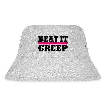 Beat it creep - Stanley/Stella recycelter Bucket Hat - Grau meliert - Vorne