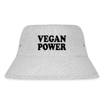Vegan power - Bob recyclé Stanley/Stella - gris chiné - Devant