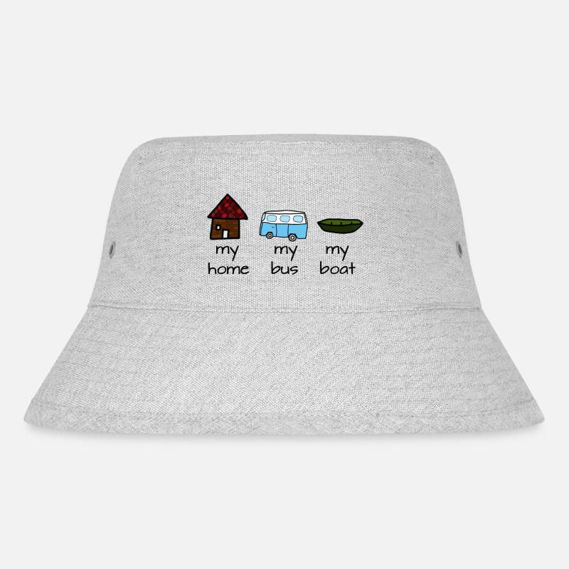 Simple - Stanley/Stella recycelter Bucket Hat - Grau meliert