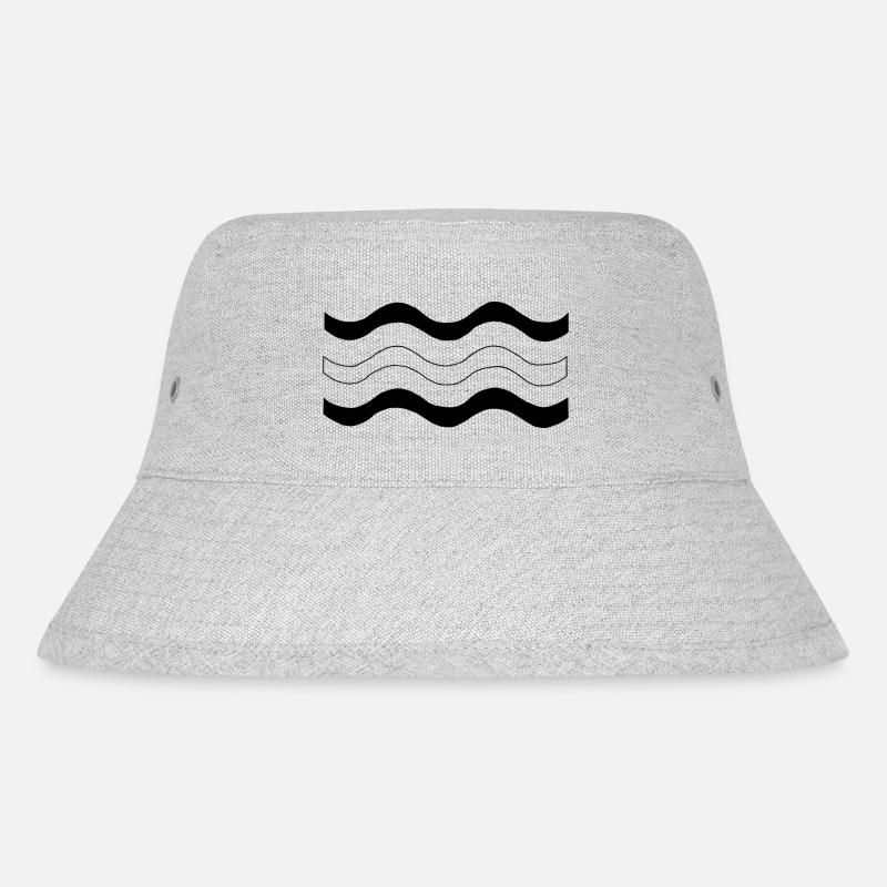 Vagues minimalistes modernes - Bob recyclé Stanley/Stella - gris chiné