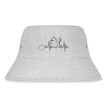 Fishing Fishing Fishing hooks - Stanley/Stella Recycled Bucket Hat - heather grey - Front