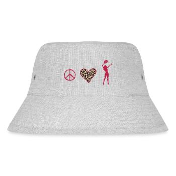 Padel Padel Tennis Padel-love Paddle - Stanley/Stella Recycled Bucket Hat - heather grey - Front