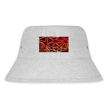 Luminale Triangel orange BST - Stanley/Stella recycelter Bucket Hat - Grau meliert - Vorne