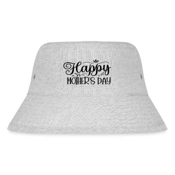 Happy Mother's Day - Stanley/Stella Recycled Bucket Hat - heather grey - Front