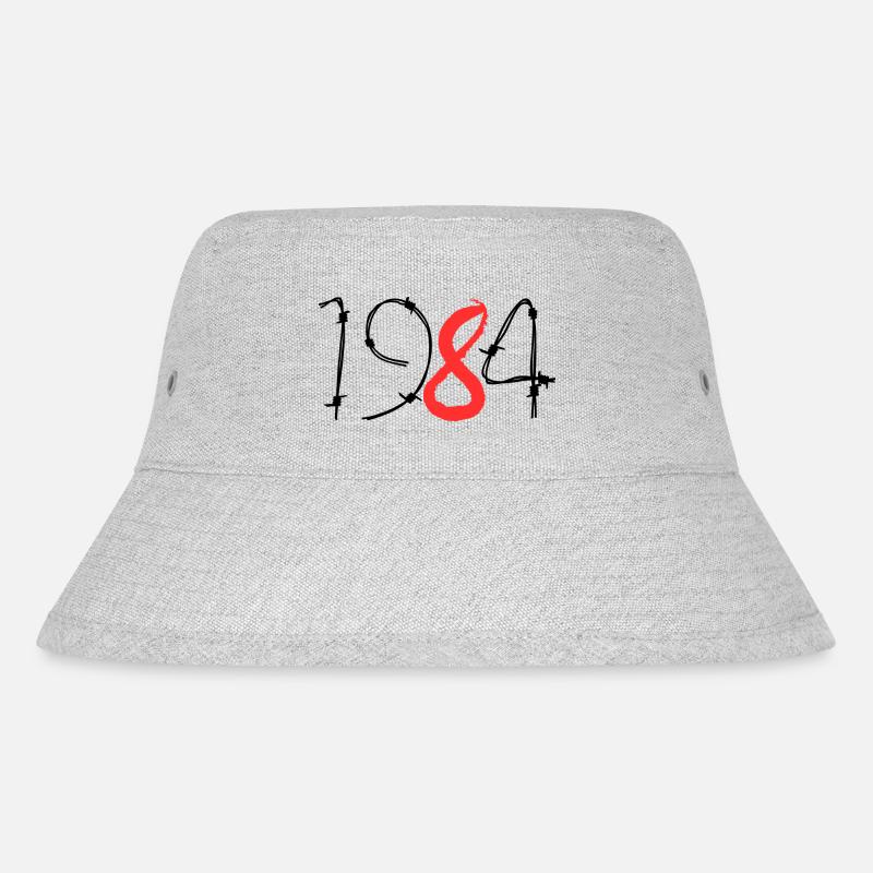 Jahr 1984 - Stanley/Stella recycelter Bucket Hat - Grau meliert