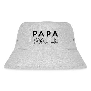 Papa Poule Noir - Bob recyclé Stanley/Stella - gris chiné - Devant
