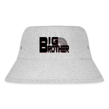 GROßER BRUDER - Stanley/Stella recycelter Bucket Hat - Grau meliert - Vorne
