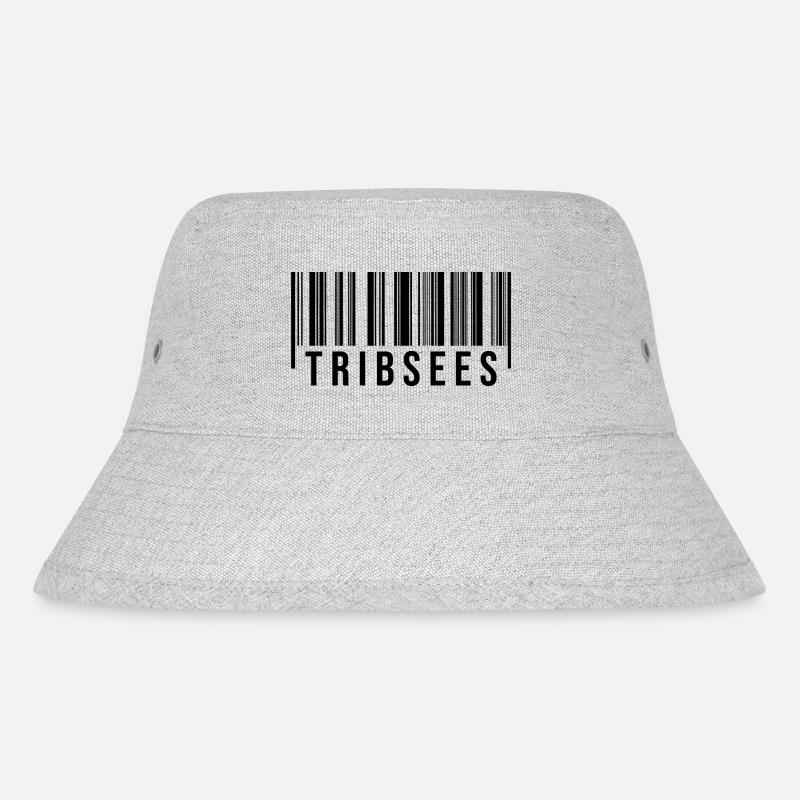 Tribsees Strichcode - Stanley/Stella recycelter Bucket Hat - Grau meliert
