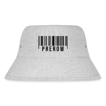Prerow Strichcode - Stanley/Stella recycelter Bucket Hat - Grau meliert - Vorne